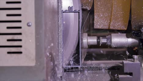 metal profile cutting process on cnc machine