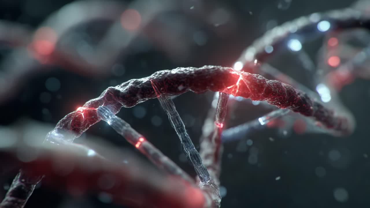 Exploring the Beautiful Complexity of DNA: A Stunning Close-Up Journey Through the Intricacies of Genetic Structures and Their Role in Life's Blueprint