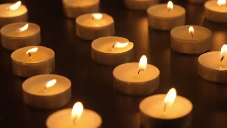 many tea light candles