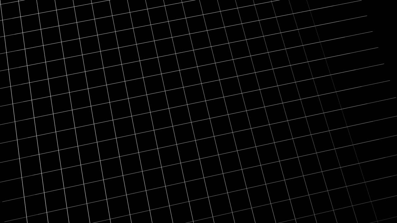 Fading 3D grid squares float and shift perspective form symmetric geometric framework
