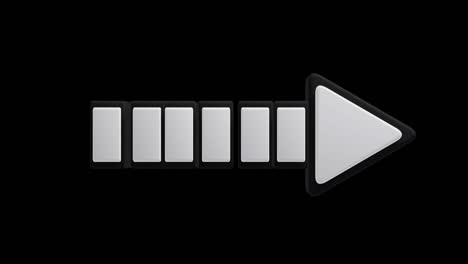 animated 3d right arrow