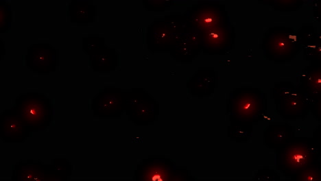 ruido rojo y efecto de falla en la textura grunge