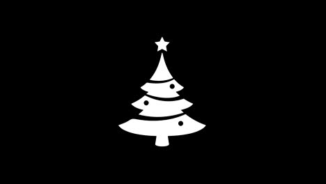 el icono de la estrella del árbol de navidad es de época. la animación de la señal es mala.