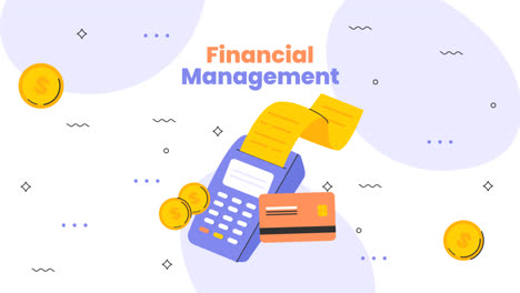 motion graphic of finances concept  instagram post