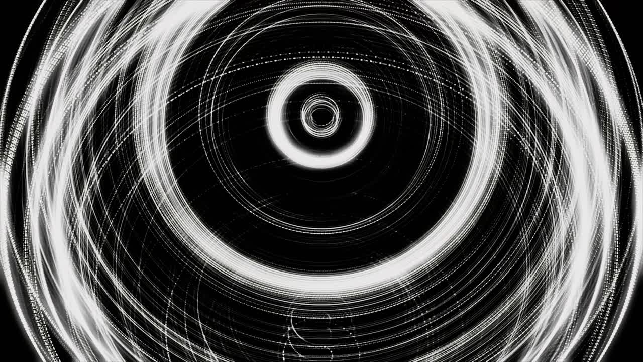 추상적인 원형 빛의 배경