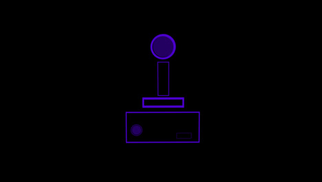 animation of purple buffer in black background