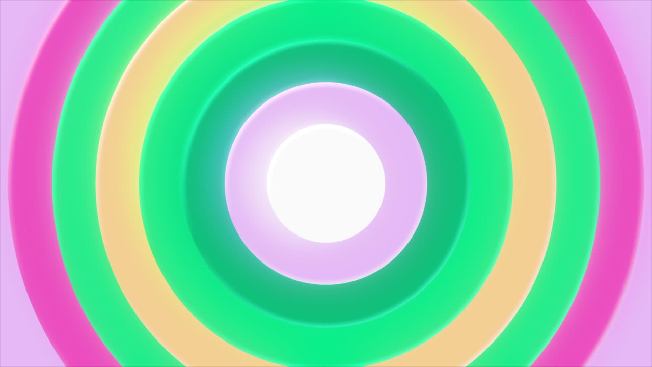 fondo de círculos concéntricos coloridos