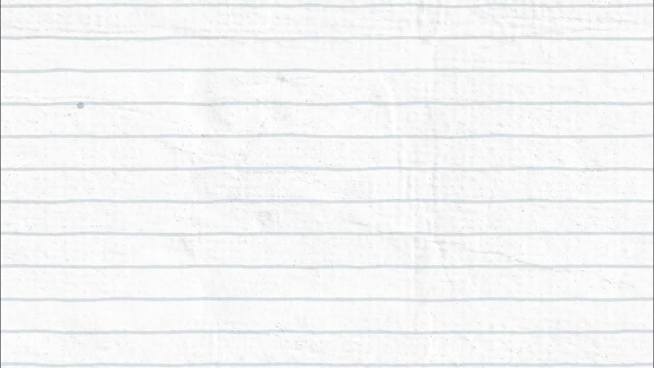 Animation of copy space over school items icons