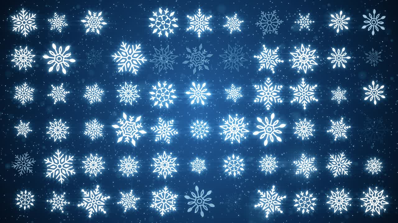 Snowflake Pattern Winter Background