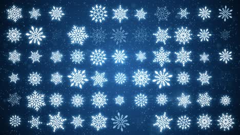 snowflake pattern winter background