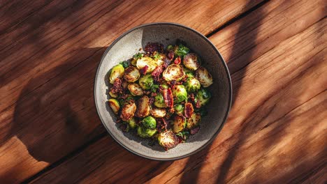 roasted brussel sprouts with bacon