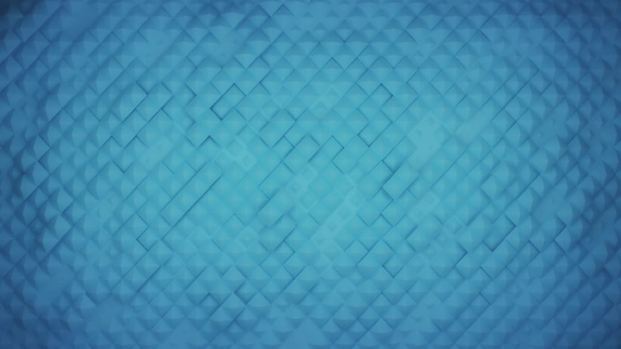 animación de una pared de azulejos en movimiento sobre un fondo azul