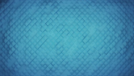 animation of moving tile wall over blue background