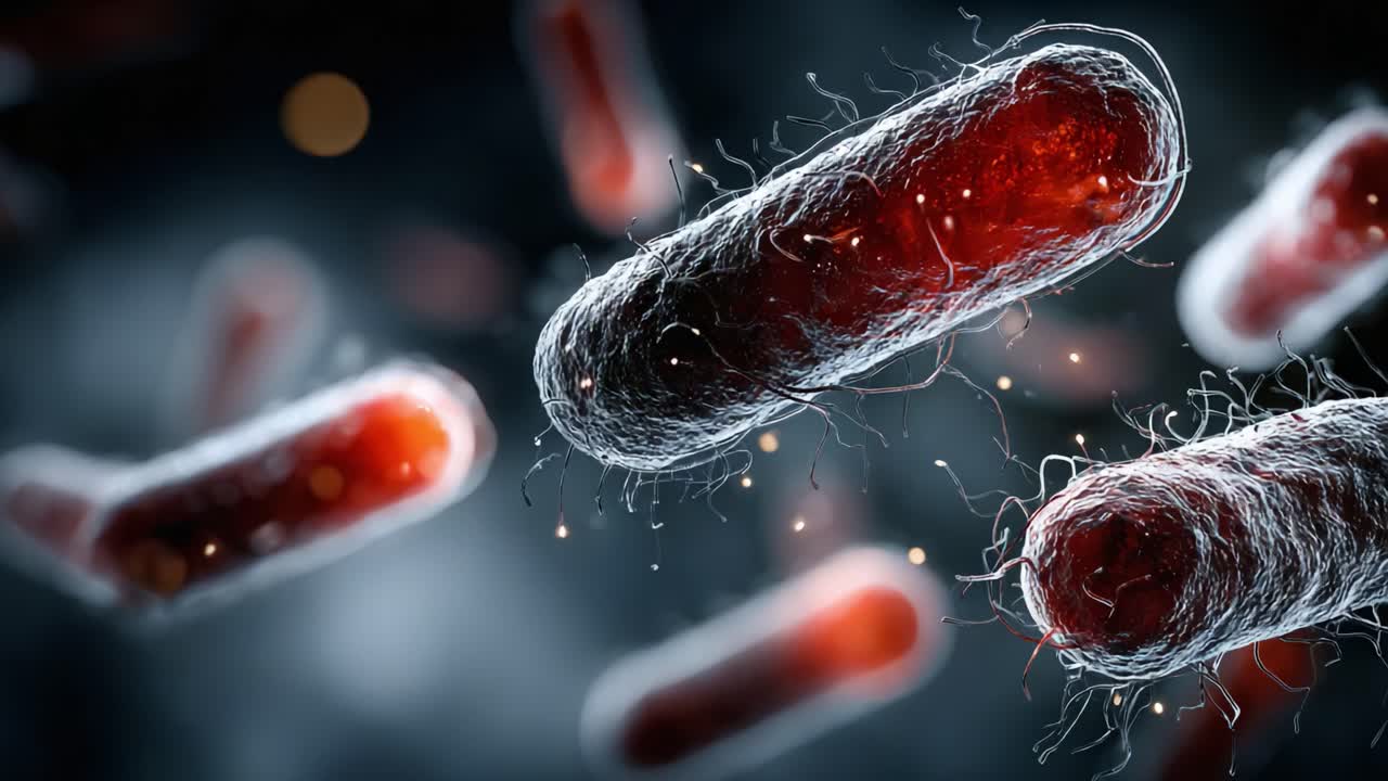 Sotto un microscopio: immagini affascinanti di batteri che rivelano le loro strutture e movimenti intriganti in un mondo microbico straordinariamente dettagliato.