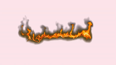 vibrant fiery text effect animated overlay, transparent 4k video, alpha channel, prores 4444