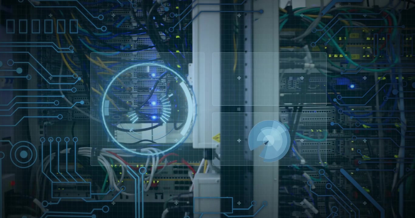 Digital Data Processing in a Modern Server Room