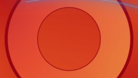 animation of orange circles pulsating on seamless loop
