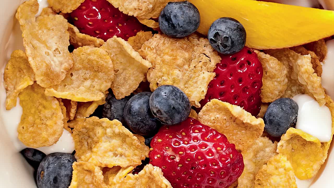 Healthy Home Breakfast on Table