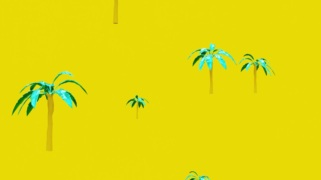 Minimal 3d art. Animated stylish objects in geometric design space. Trendy color combination, loop motion, 4k video.