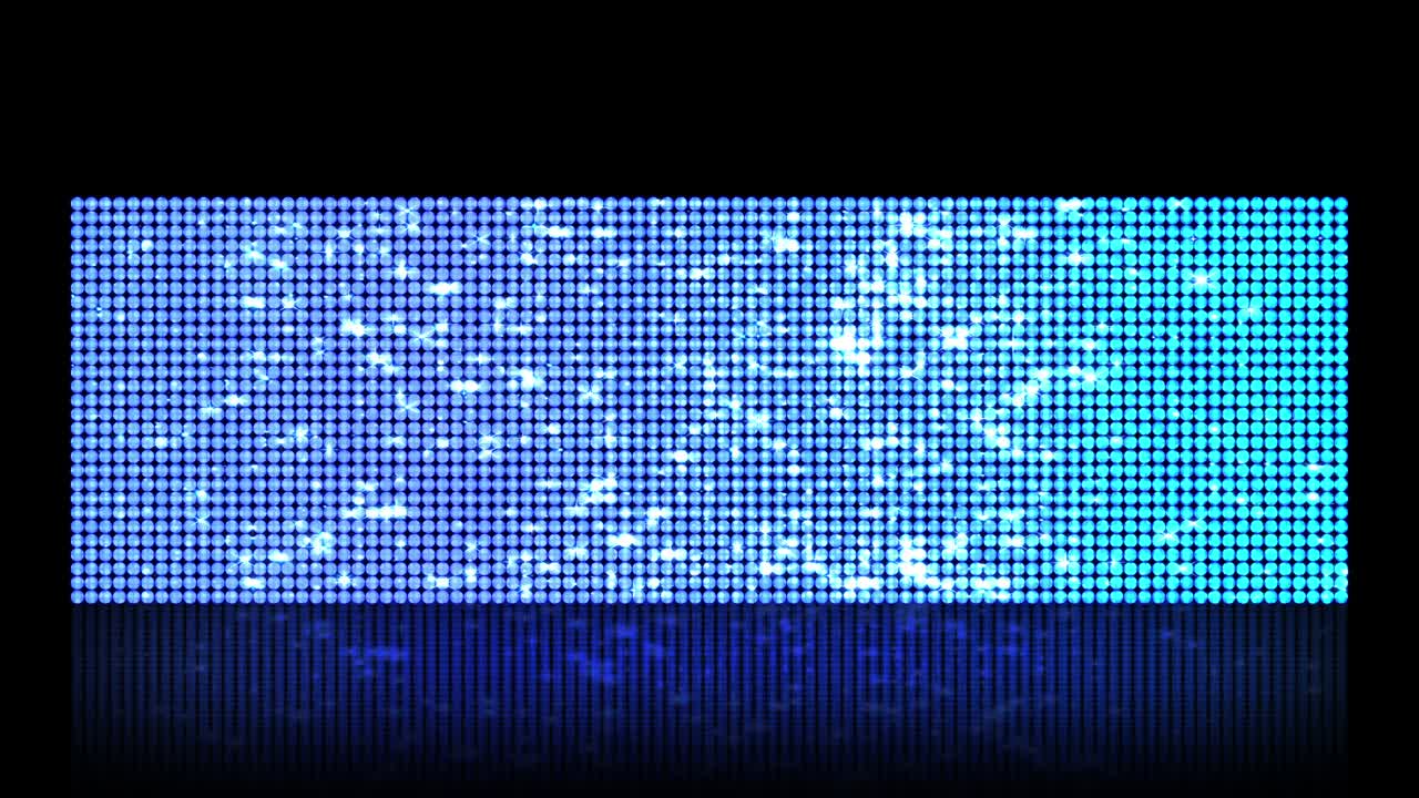 stage glow LED light loop animation