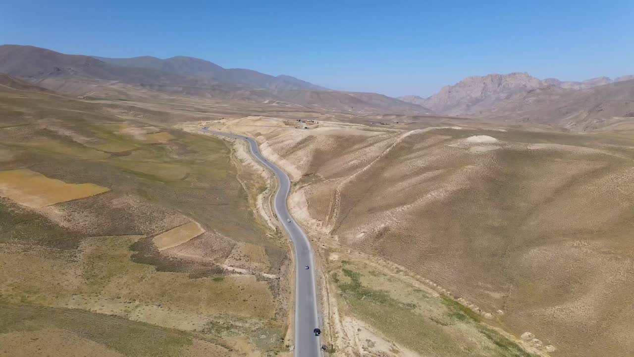 Drone footage from Kabul to Bamyan way January 12, ?2022