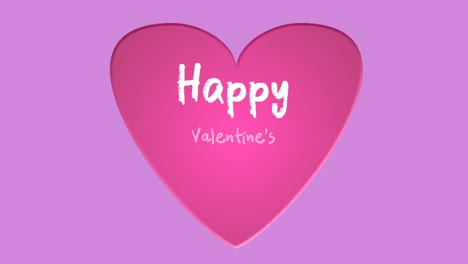 Love-Hearts-icons-animation-cartoon-on-magenta-pink-background