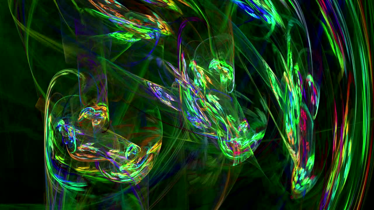 curvas coloridas movimiento de bucle abstracto fondo