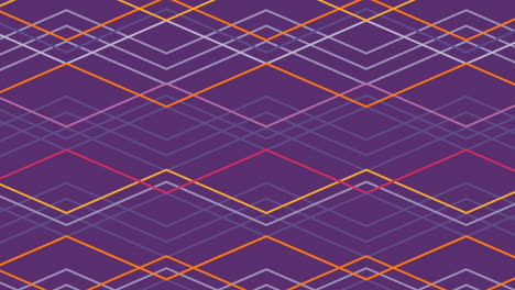 animación de un patrón geométrico sobre un fondo púrpura