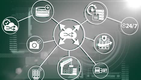 Animation-of-networks-of-connections-with-icons