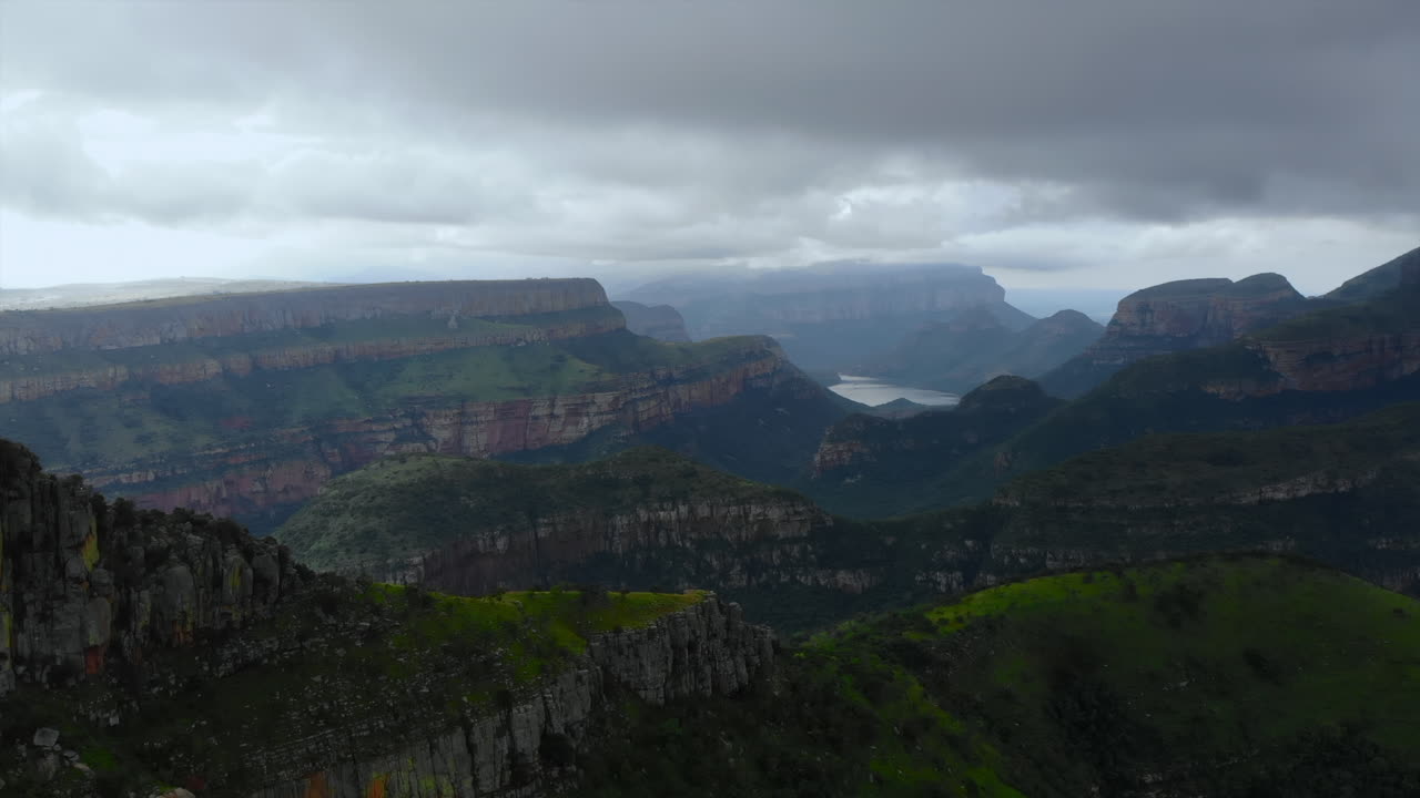 Overcast Mountain Landscape