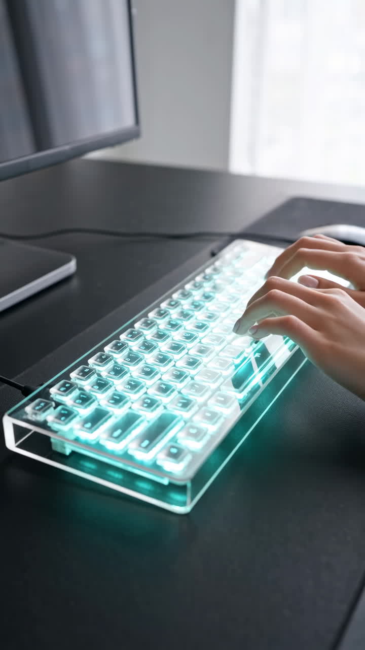 Taster på et RGB-tastatur