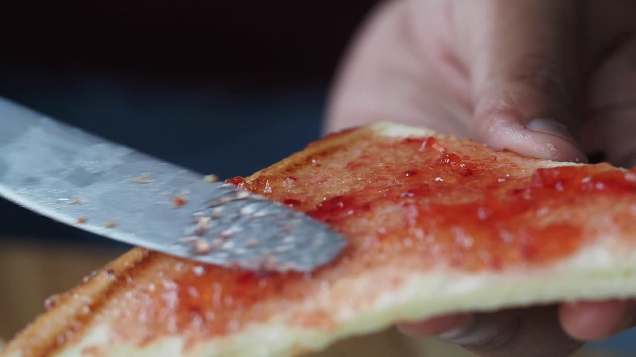 Toast with Strawberry Jam