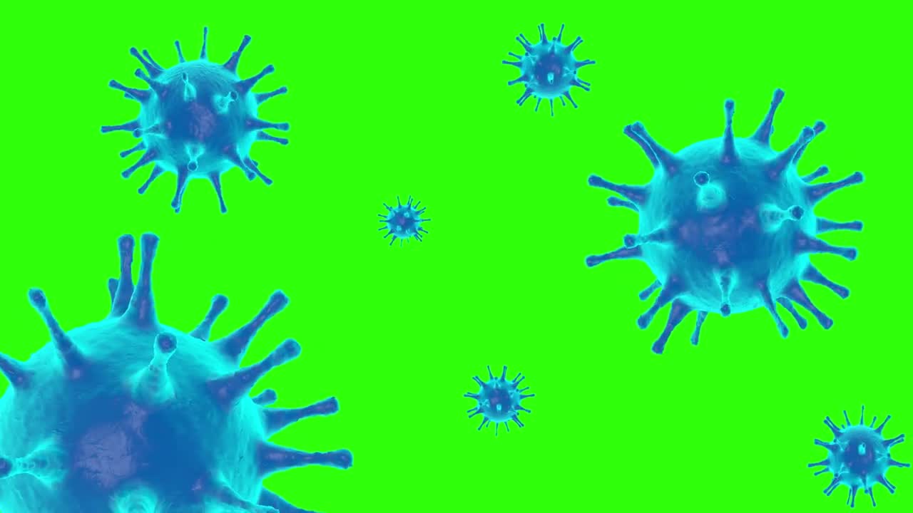 Coronavirus (Covid- 19) Green Screen Background