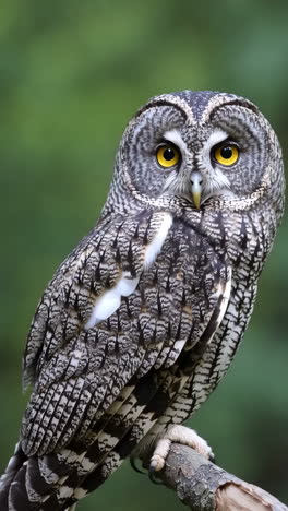 grey owl portrait