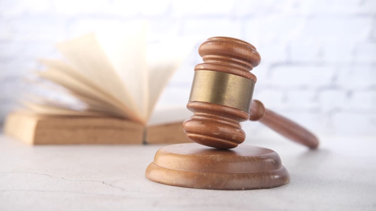 Judge's Gavel and Open Book