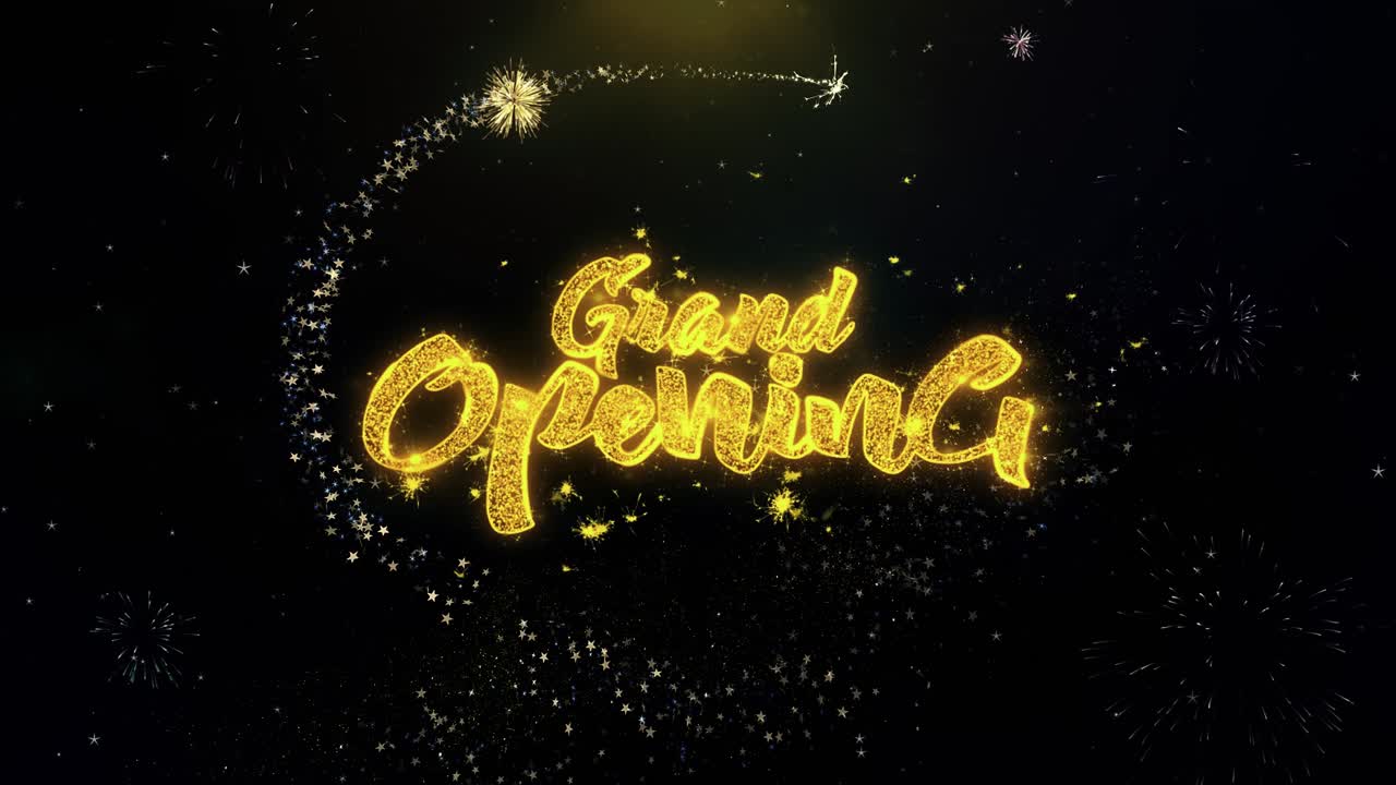 Grand Opening Celebration with Fireworks