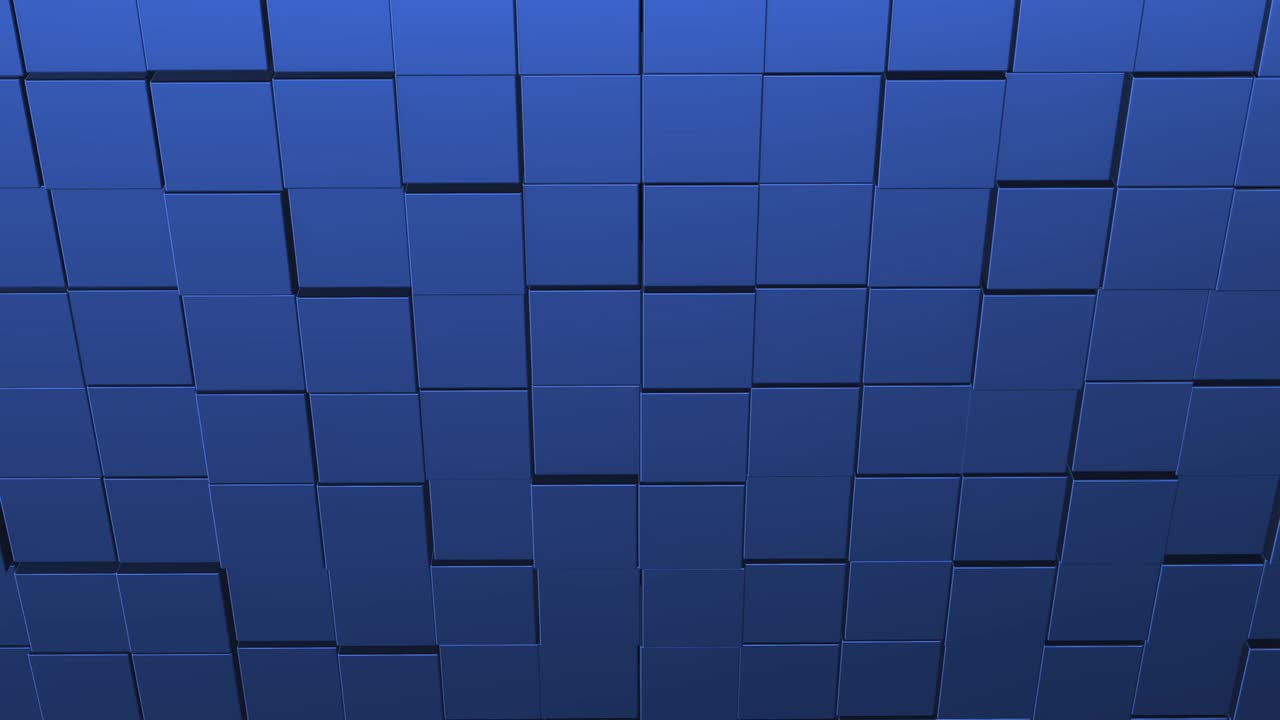 acercamiento de píxeles iluminación de textura en color azul acercándose lentamente.