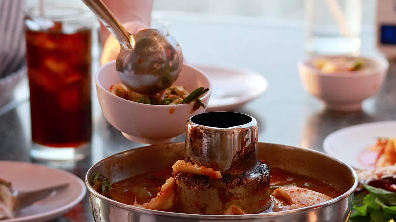 맛있는 태국 핫 포트 식사