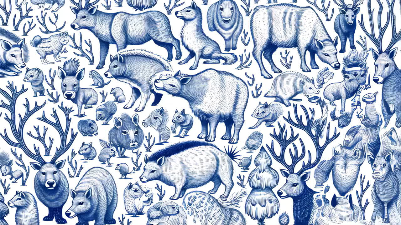 Wildlife Animal Drawings