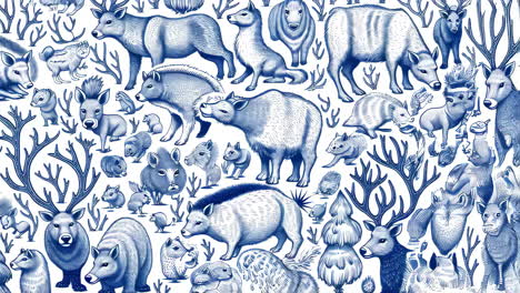 wildlife animal drawings