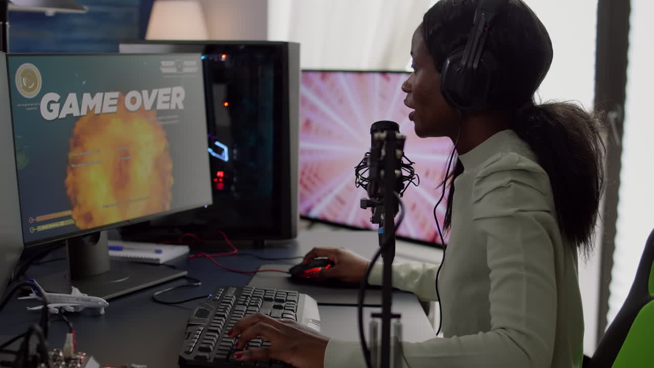 Gaming over for pro cyber streamer losing videogame