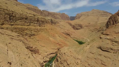 drone footage from yakawlang is a city in the bamyan province of afghanistan and its striking mountainous landscape. january 12, ?2022