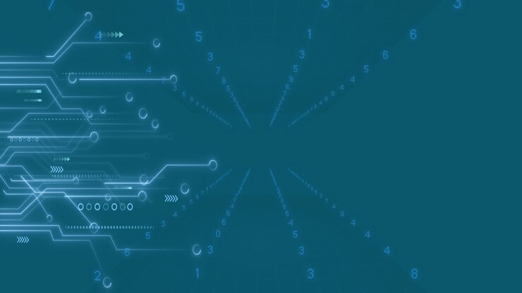 Animation of data processing over network of connections