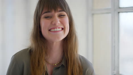 retrato de un alegre, feliz