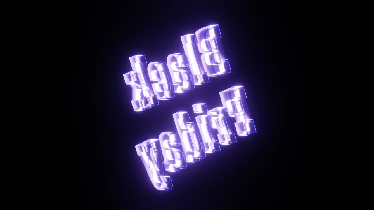 vj 루프 추상적인 배경 - 블랙 프라이데이.