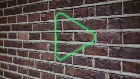 heart neon sign on brick wall 4k