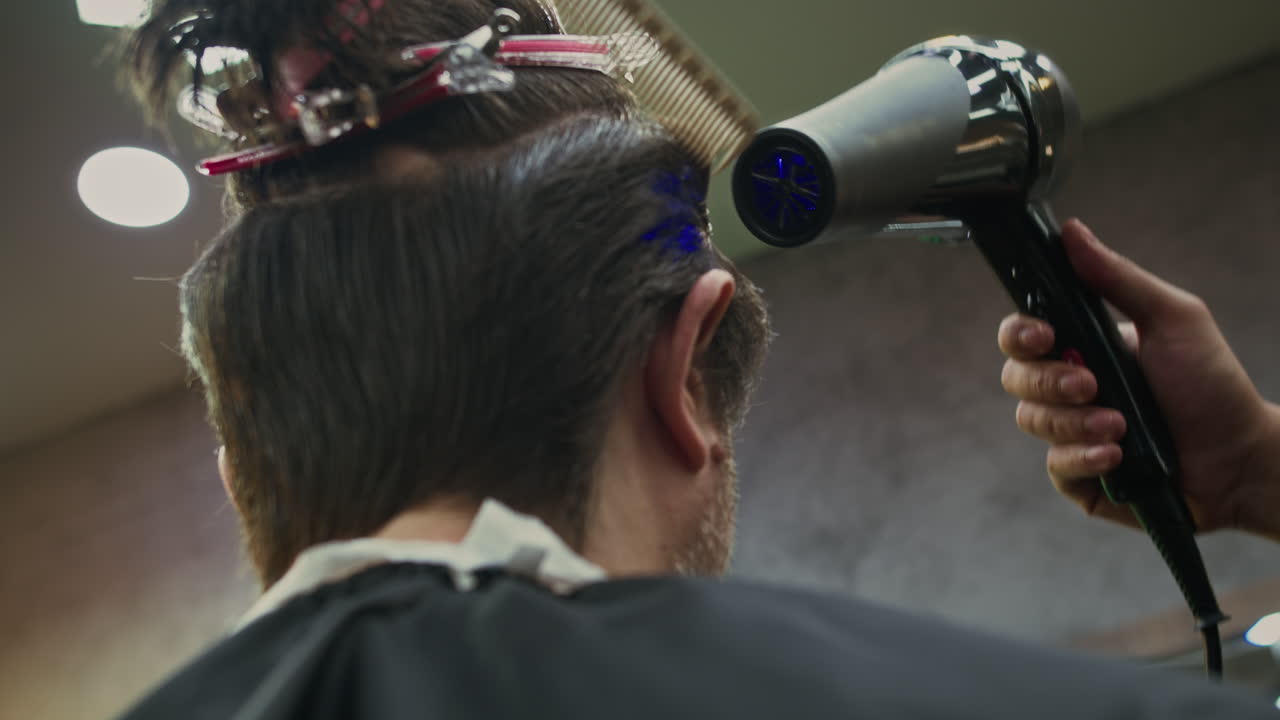 Haircut at the salon