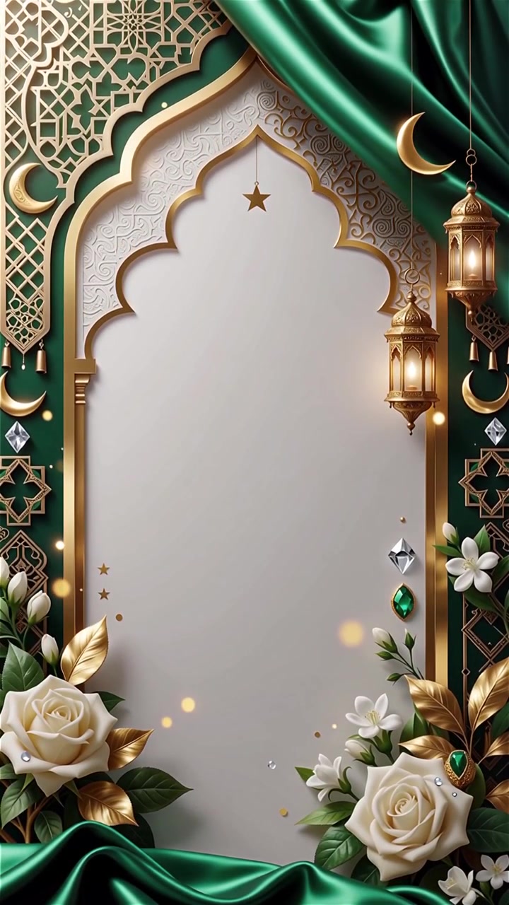 Compleanno del Profeta Maometto Mawlid al-Nabi Sfondo Islamico