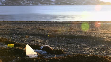 Basuras-De-Plástico-En-La-Playa-Del-Océano-ártico