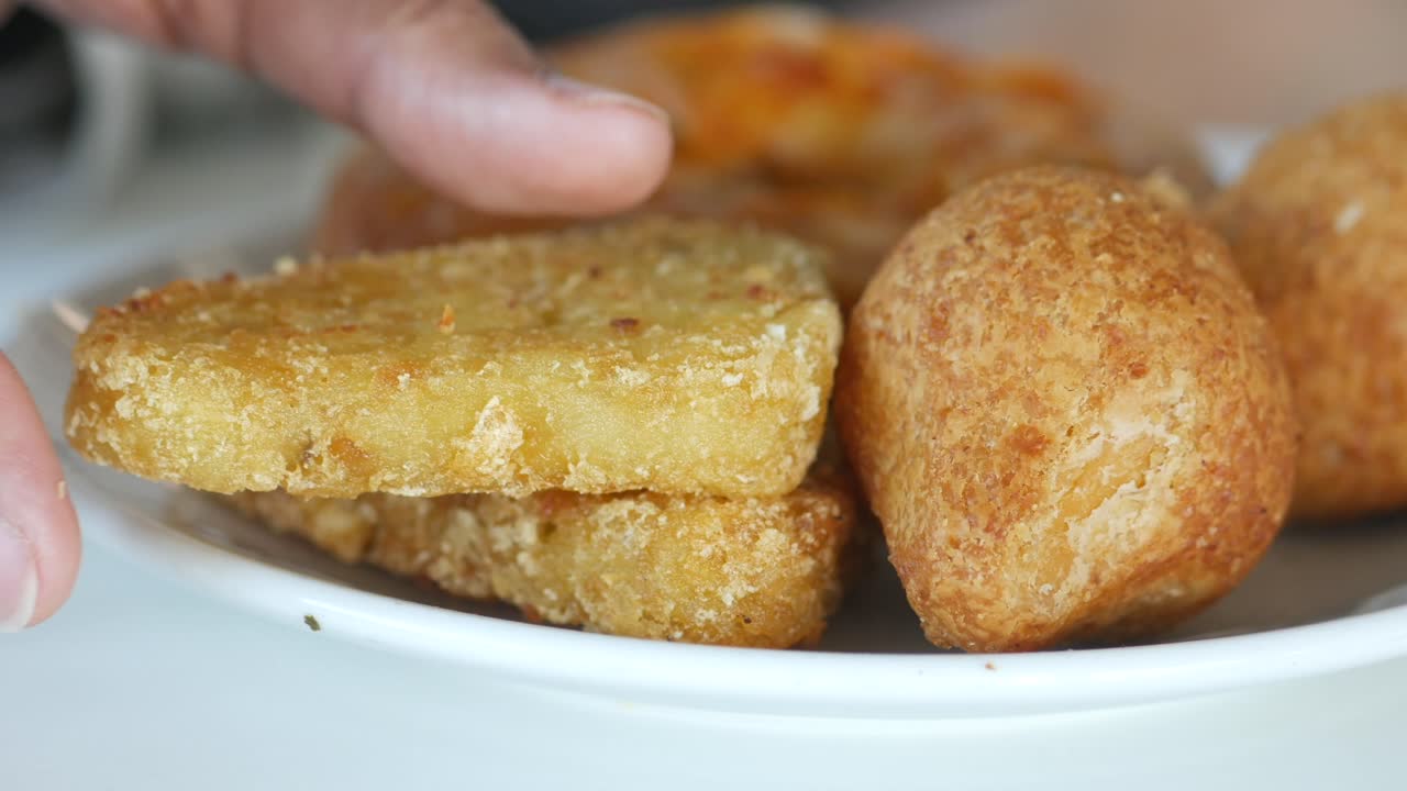 Close-up of fried food